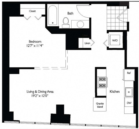 Tides | 0 Bed | 1 Bath | 02 Tides at Shoreham and Tides, Chicago Illinois